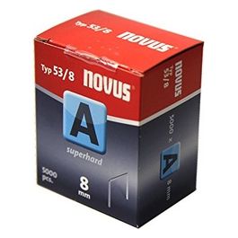 Graffe a Filo Sottile da 8mm Super Duro Confezione di Groppini Economica 5000 Punti Metallici di Tipo 53/8 d'Acciaio