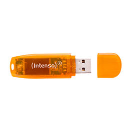ntenso Rainbow Line Chiavetta USB 64Gb Arancione