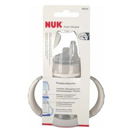 Borraccia First Choice in Silicone 150 ml per la Transizione al Bere Indipendente con Beccuccio Morbido A Prova di Perdite