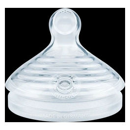 For Nature – Tettarella S Silicone 0–6 mesi (2 pezzi) con Valvola Anti-Colica