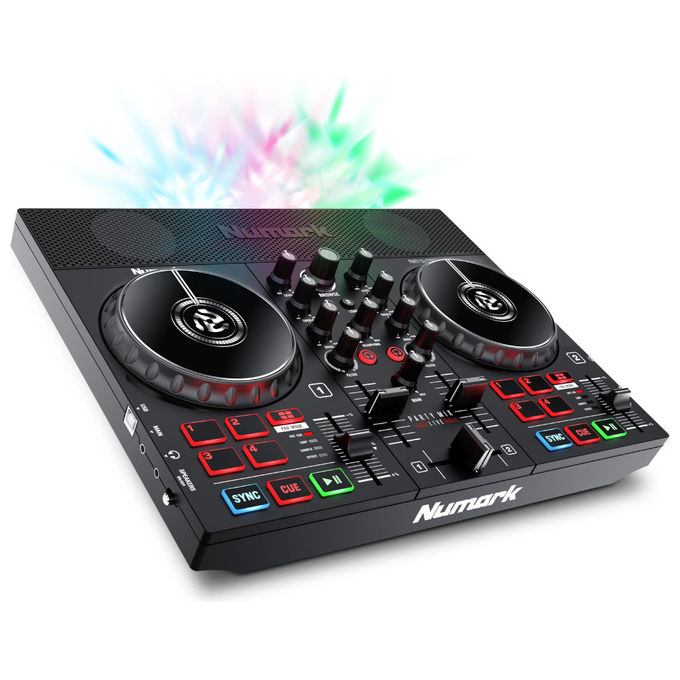 Numark Party Mix Live Controller DJ 2 Canali con Altoparlanti Integrati