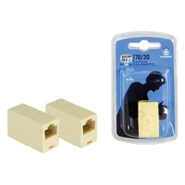 Accoppiatore 2 prese femmina Extender cavi rete RJ45 8 pin