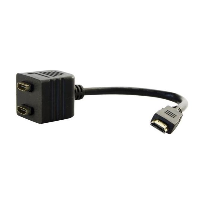 Nuova Video Suono Adattatore Hdmi a 2 Hdmi