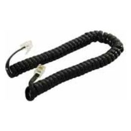 Cavo Telefonico Spiralato Nero 2 Spine 4p-4c
