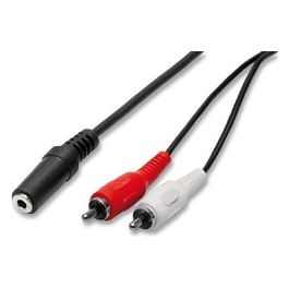 Cavo 2/00 Presa Jack 3,5mm/2 Rca 1,5mt