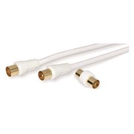 Cavo 9/52W Hq Antenna Ma/Fe 2mt Bianco
