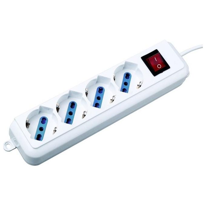 Nuova Video Suono Multipresa 4 Posizioni con Interruttore