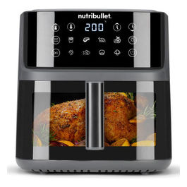 CrispLite Vision Friggitrice ad Aria Calda 8L 2000W Nero