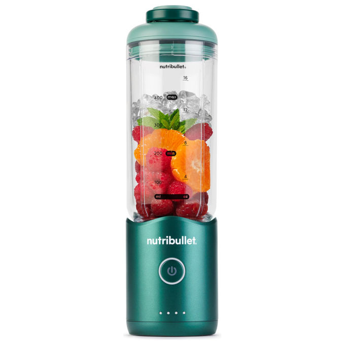 Mini Frullatore NUTRIBULLET Flex NBP013OR, Compatto e Portatile, Ricaricabile USB-C, Smoothie Maker To Go, Arancione