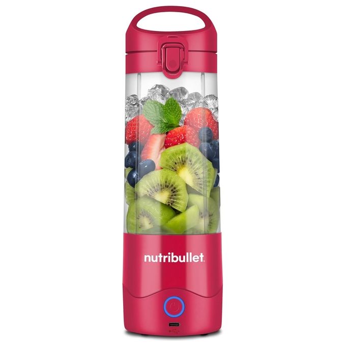 Nutribullet NBP003MA Frullatore Portatile 475ml Caricatore USB-C Rosso Magenta