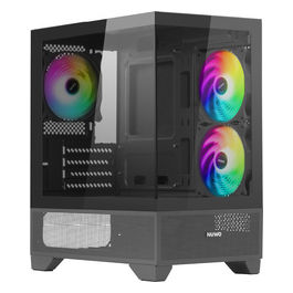 Clash CK100 Case Micro-ATX Nero con Ventole ARGB