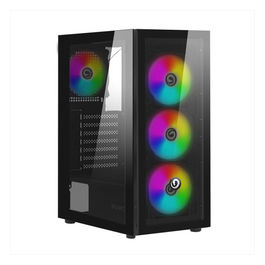 Rodan R601 Case ATX gaming nero con 4 ventole ARGB