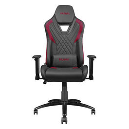 Sedia Gaming Doox Red, Ecopelle Nera e Rossa, Memory Foam