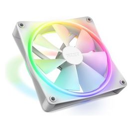 Cooler F Series F140 RGB DUO WhiF140 RGB Duo - RF-D14SF-W1 - Ventola RGB a due lati da 140 mm - 20 LED indirizzabili individualmente - Flusso d'aria e pressione statica bilanciati - Controllo PWM - Biancote (RF-D14SF-W1) (RFD14SFW1)