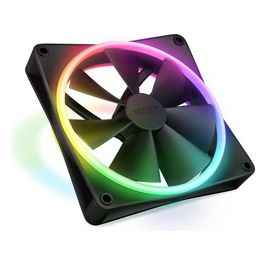 F140 RGB Duo - RF-D14SF-B1 - Ventola RGB a due lati da 140 mm - 20 LED indirizzabili individualmente - Flusso d'aria e pressione statica bilanciati - Controllo PWM - Nero