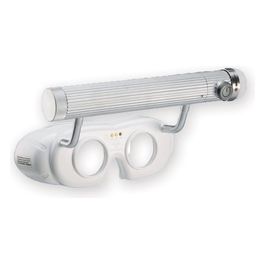 OCCHIALI NISTAGMO LED A BATTERIA - bianchi