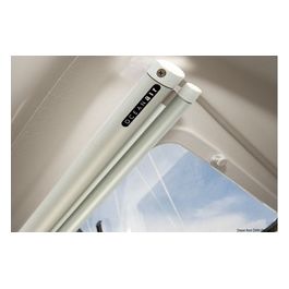 Tenda avvolgibile 660 x 320 mm cassetta rullo bianca