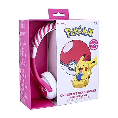 Oceania Trading Pokemon Pink Po Children Headphones