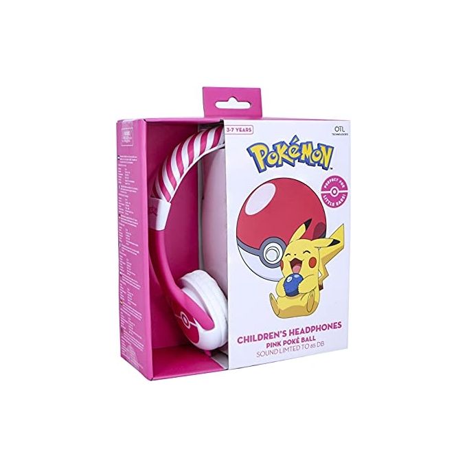 Oceania Trading Pokemon Pink Po Children Headphones