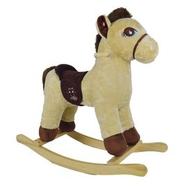 Cavallino Dondolo My Vip Rocking Horse con Suoni Beige