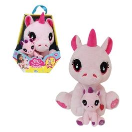 Peluche My Vip Mamma Unicorno con Cucciolo H.10cm Assortito