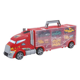 Silver Wheel Camion Porta Auto con 3 Auto in Die Cast