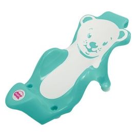 Okbaby 794 Buddy Sdraietta Anatomica con Seduta in Gomma Antiscivolo per il Bagnetto del Neonato 0-8 Mesi Turchese