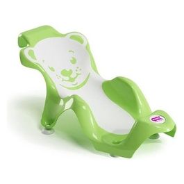 Okbaby 794 Buddy Sdraietta Anatomica con Seduta in Gomma Antiscivolo per il Bagnetto del Neonato 0-8 Mesi Verde