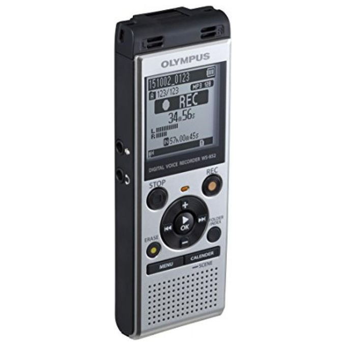 Olympus WS-852 Micro Registratore Digitale usb Memoria 4gb slot Micro sd