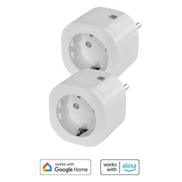 by Netatmo, Presa Intelligente, Bianca, Double Pack, Compatibile con Tuya