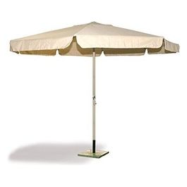 Ombrellone Alluminio Beige Cm400 C/Bordo