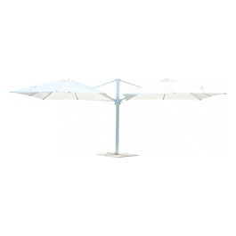 Ombrellone Doppio 3 X 3 Archimede Bianco Telo Bianco