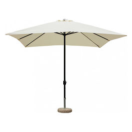 Ombrellone Mercurio 3 X 3 P/C Nero Telo Ecru