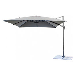 Ombrellone Newton Nero P/L 3 X 3 Telo Grigio
