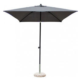 Ombrellone Nice Nero P/C 2 X 2 Telo Grigio