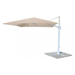 Ombrellone Saturno Bianco P/L 3 X 4 Telo Tortora