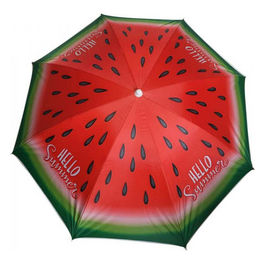 Ombrellone Spiaggia Poliestere Uv 200/32 Decoro Anguria E Fenicottero