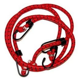 Coppia Elastici Rosso Con Ganci-Lunghezza 75 Cm