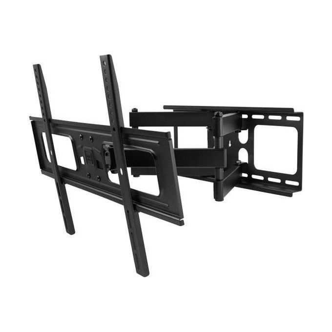 One For All WM4661 Supporto da Parete per Tv Montaggio a Muro Girevole 120° e Inclinabile 15° Dimensioni Schermo 32-84" Massimo Peso 60Kg Nero