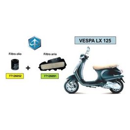 One Kit Filtro aria e olio Piaggio Vespa LX 125