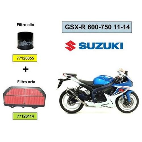 One Kit Filtro aria e olio Suzuki Gsx R 600-750 11-14