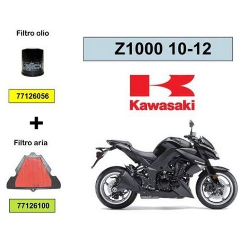 One Kit Filtro aria e olio Kawasaki Z1000 10-12
