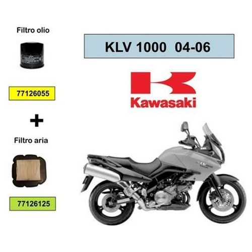 One Kit Filtro aria e olio Kawasaki Klv 1000 04-06