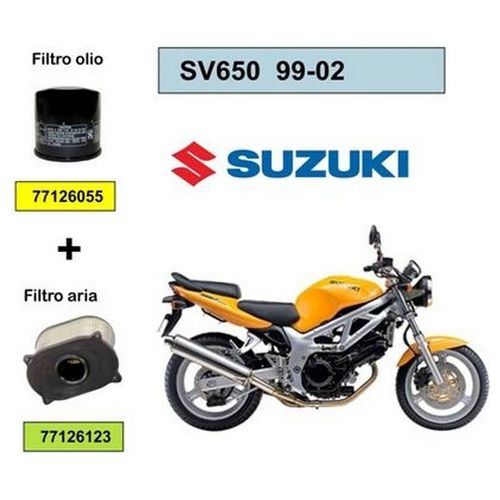 One Kit Filtro aria e olio Suzuki Sv650 99-02
