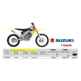 One Kit Tagliando Suzuki Fl125 10 Rmz250 04-06 07-13 Rmz450