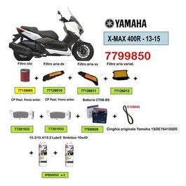 One Kit Tagliando Yamaha X-Max 400 13-15 Olio Ipone