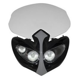 Mascherina Moto Faro Bianca Enduro Diamond 