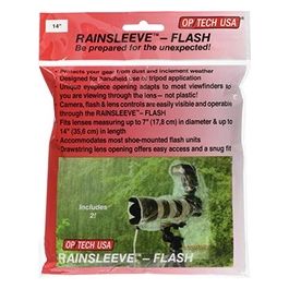 1x2 Rain-Sleeve Protezione Antipioggia per  Fotocamera con Flash