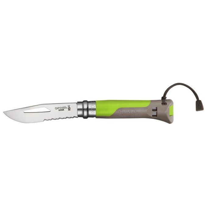 Opinel Coltello Virobloc Inox N. 8 Outdoor Verde