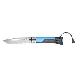 Coltello Virobloc Inox N. 8 Outdoor Azzurro